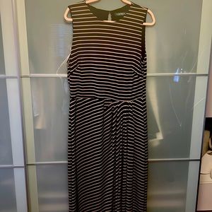 Lauren by Ralph Lauren sleeveless maxi dress size 16
